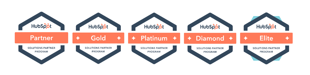 Cinq niveaux distincts de partenaires HubSpot