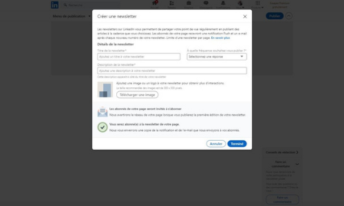 LinkedIn : comment créer une newsletter
