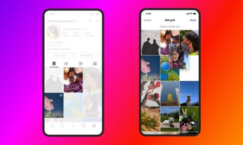 Instagram comment réorganiser votre grille de publications