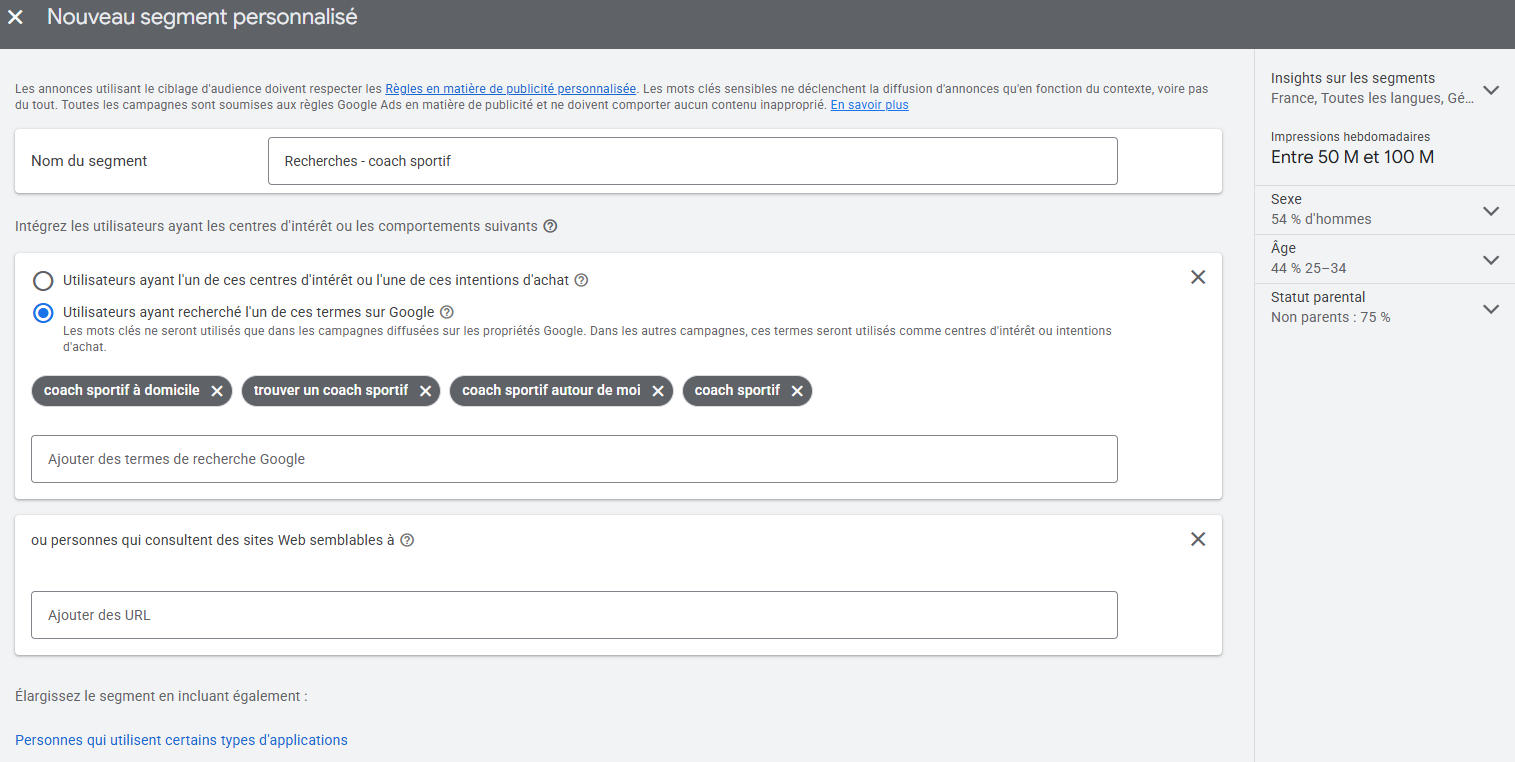 Recherches coach sportif